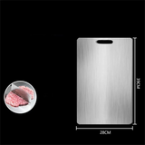 SteelSlice – Dubbelzijdige Titanium Snijplank van 316 Roestvrij Staal