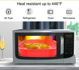 AirBake – Siliconen Airfryer Pot & Bakvorm – Herbruikbare Vierkante Oven- en BBQ-tray