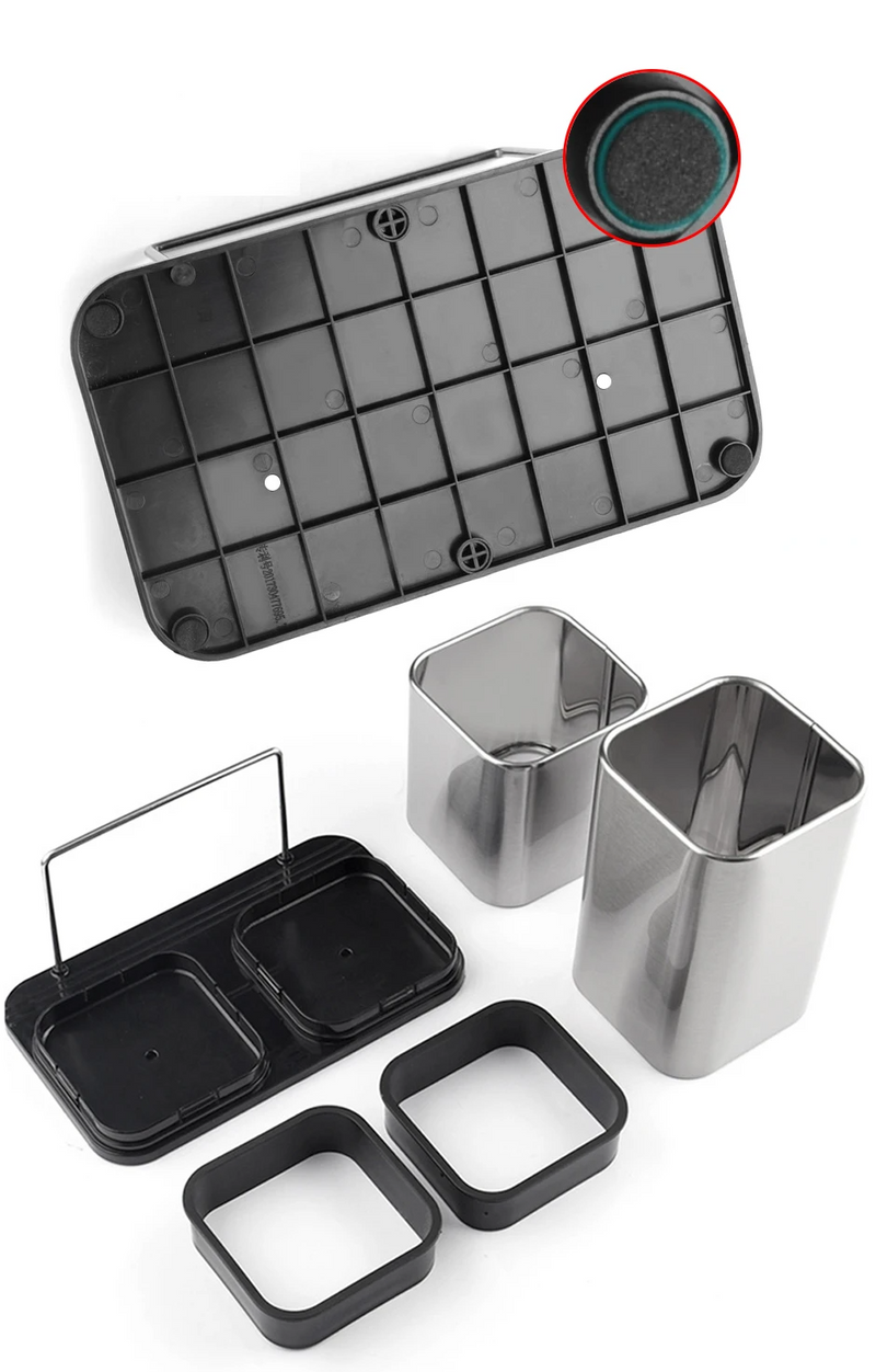 ChefPro – Luxe RVS Universeel Mesblok met Antibacteriële Eigenschappen