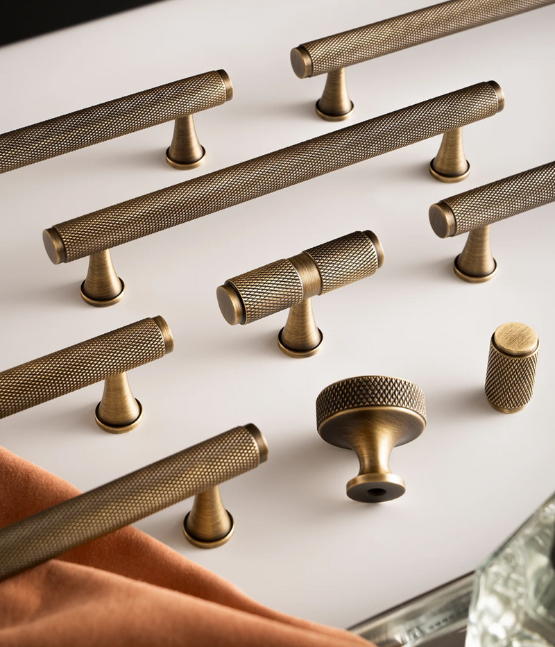 Nurlin Massief Antiek Messing Kastgreep