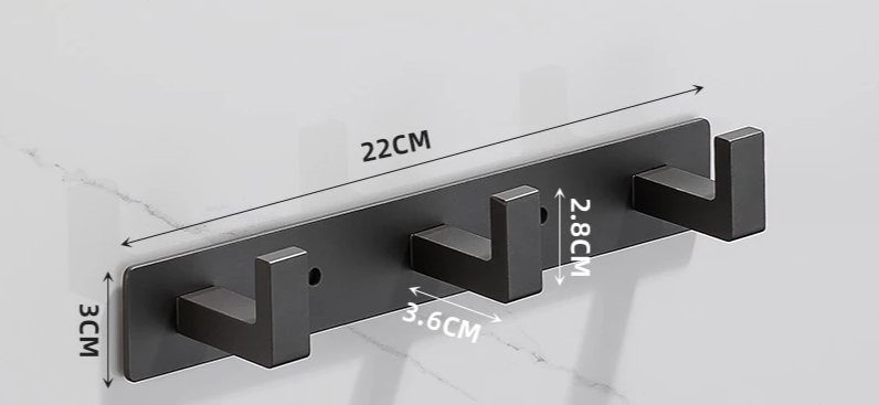 SteelLine Roestvrijstalen Wandkapstok