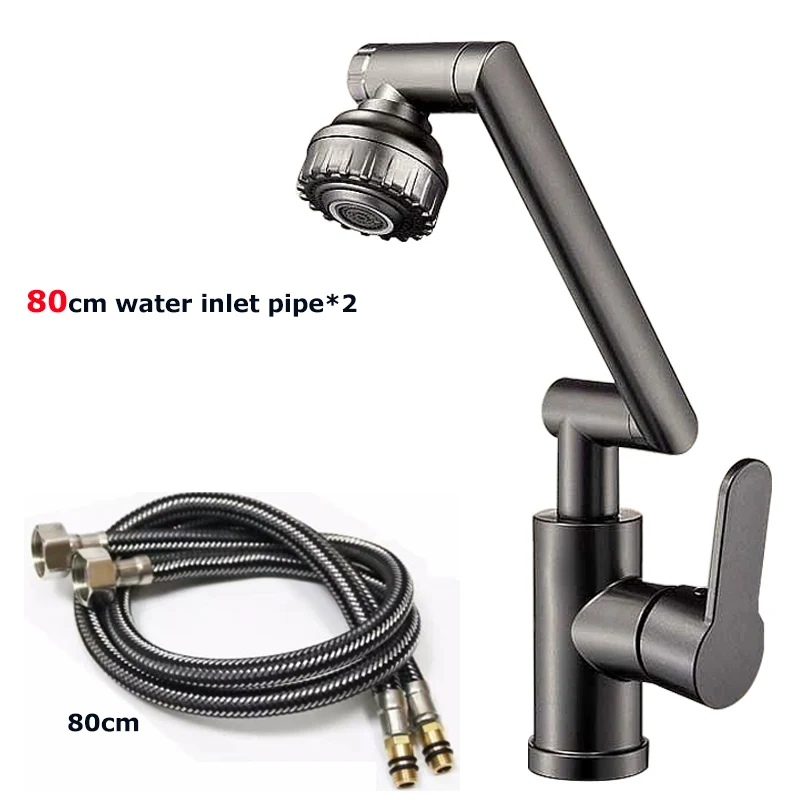 AquaFlex 360° Universele Wastafelkraan