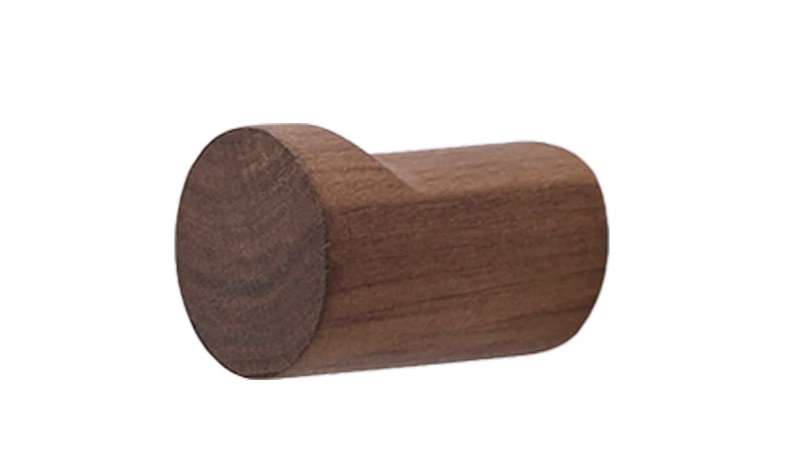 Nurlin Minimalistische Beuken- & Notenhouten Wandhaak