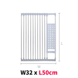 FoldRack Opvouwbaar Afdruiprek van Roestvrij Staal