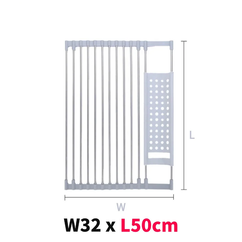 FoldRack Opvouwbaar Afdruiprek van Roestvrij Staal