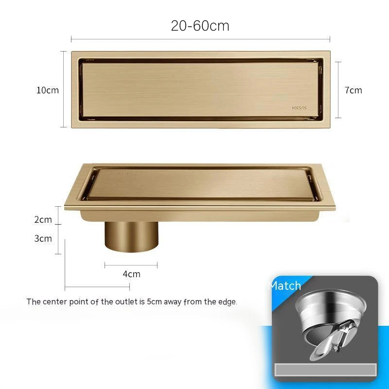 LuxDrain Verborgen Vloerafvoer