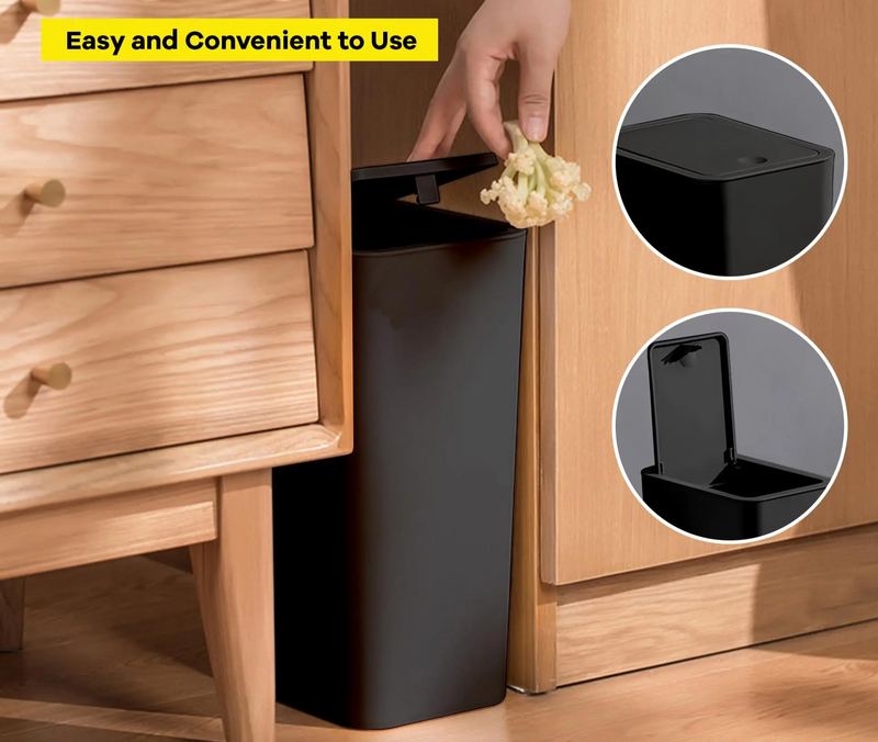 EcoPress 10L Badkamer Prullenbak