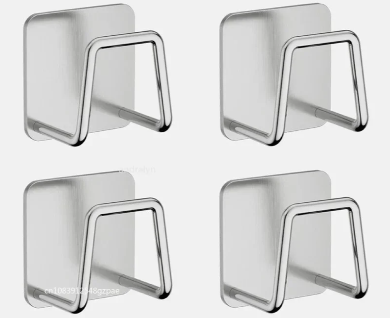 StickDry RVS Sponshouder – Zelfklevende Organizer voor Goothoek & Keukenaccessoires