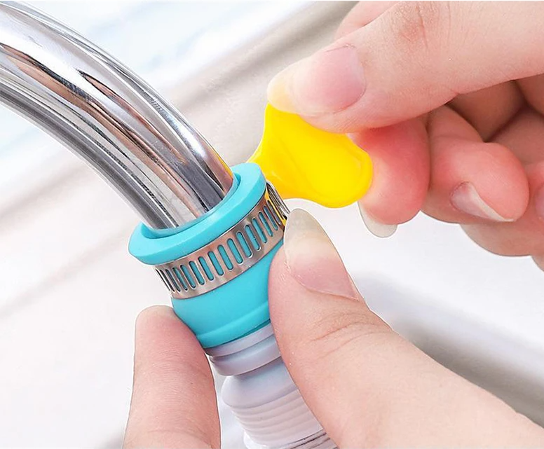 EcoStream 360 – Universele Waterbesparende Kraanbubbler met Rotatie Nozzle