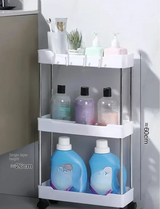 SlimSlide - Multifunctionele Trolley Op Wieltjes met 4 Lagen