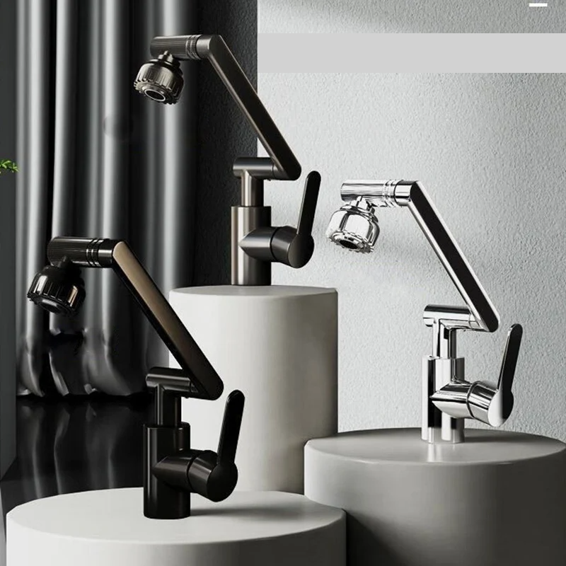 AquaFlex 360° Universele Wastafelkraan