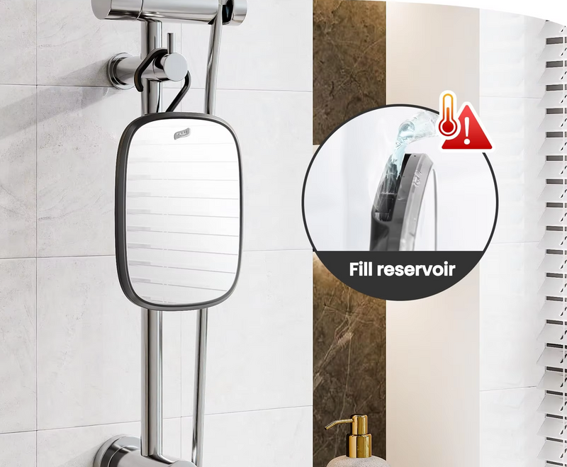 ClearView Douchespiegel – Condensvrije Spiegel voor Scheren & Reizen