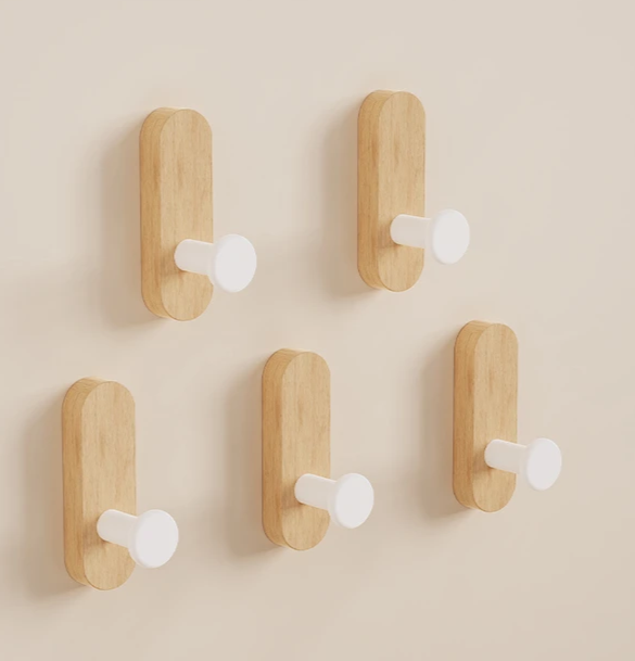 NordicWood Walnoothouten Wandhaken