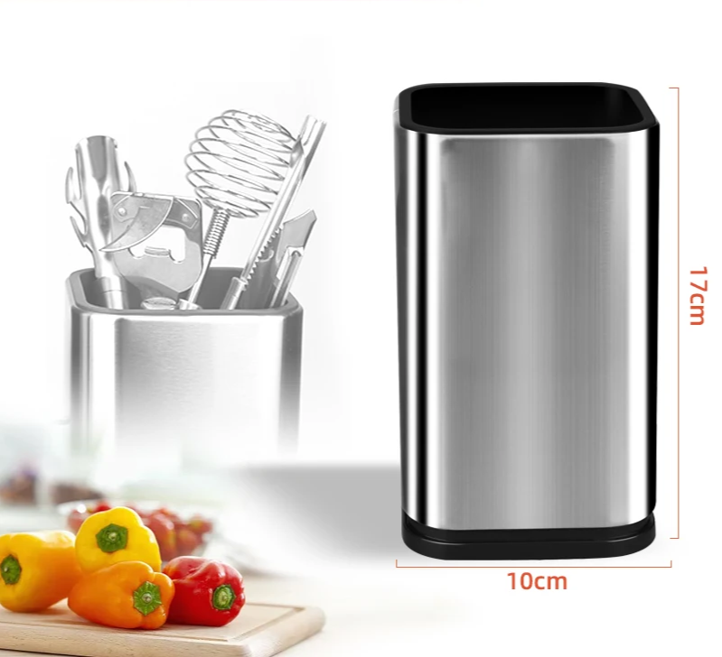 ChefPro – Luxe RVS Universeel Mesblok met Antibacteriële Eigenschappen