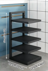 FlexiRack Pro – Verstelbare Pannenrek Organizer van Roestvrij Staal