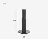 Nurlin Brass Knurled Deurstopper