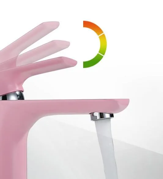 Amora Wastafelkraan – Stijlvolle Koud/Warm Waterkraan met Messing Behuizing