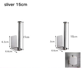 LUXROLLO - Zelfklevende RVS Toiletrolhouder (Verlengd & Zonder Boren)