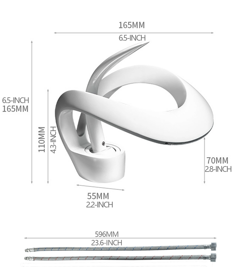 AquaLuxe Waterval Wastafelkraan