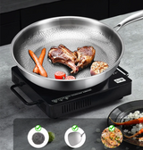 TitanPro – Pure Titanium Koekenpan met Hamerpatroon