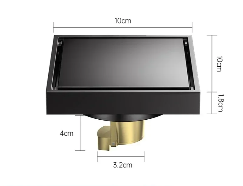 AquaShield Vierkante RVS Vloerdrain