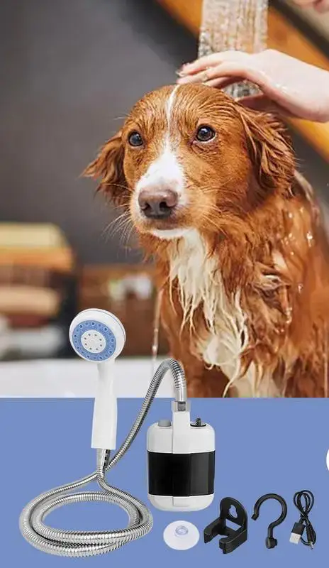 AquaNomad Draagbare Douchepomp voor Camping – Handbediende Outdoor Douche voor Reizen, Strand & Huisdieren