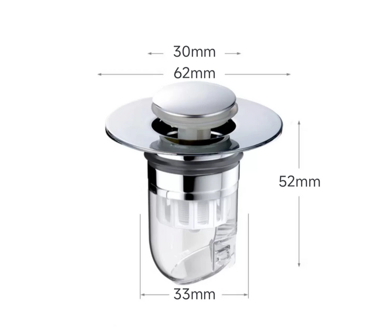 CleanSeal Universele Pop-Up Wastafelstop