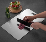 SteelSlice – Dubbelzijdige Titanium Snijplank van 316 Roestvrij Staal