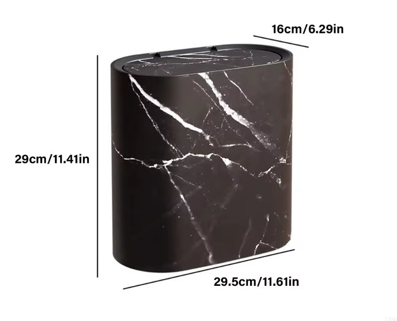EcoHide Compacte Prullenbak met Verborgen Deksel