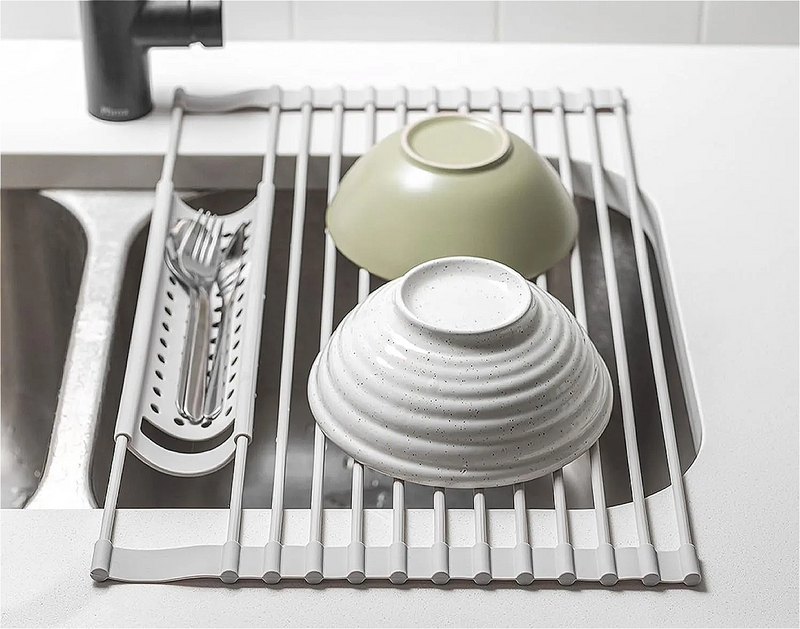 FoldRack Opvouwbaar Afdruiprek van Roestvrij Staal