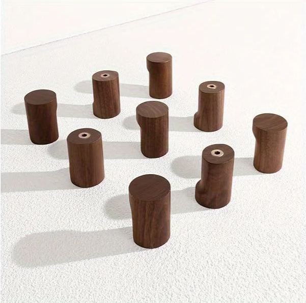 WalnutElegance Traditionele Handgemaakte Wandhaken