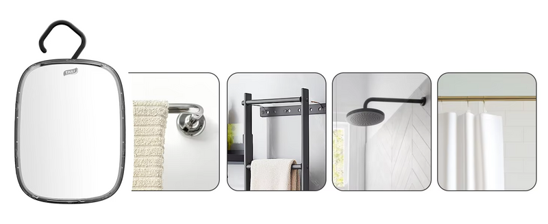 ClearView Douchespiegel – Condensvrije Spiegel voor Scheren & Reizen