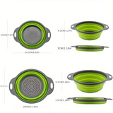 FlexiDrain – Opvouwbare Siliconen Groente- en Fruitwasmand