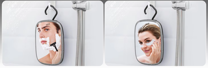 ClearView Douchespiegel – Condensvrije Spiegel voor Scheren & Reizen