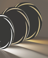 GlowRound Anti-condens LED Badkamerspiegel – Ronde HD Wandspiegel met Verlichting (3 Lichtkleuren)