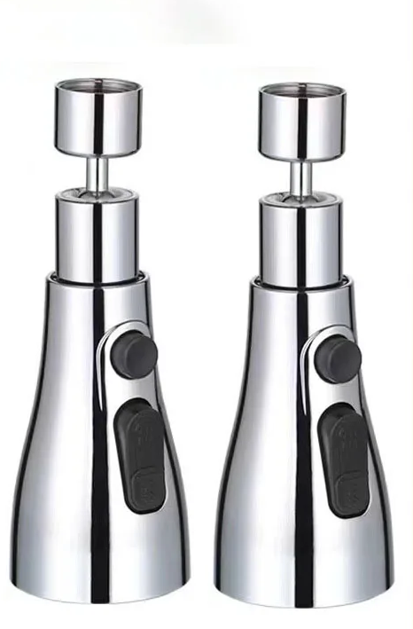 HydroFlex360 – Multifunctioneel 360°/720° Draaibaar Keukenkraan Opzetstuk met 3 Waterstanden