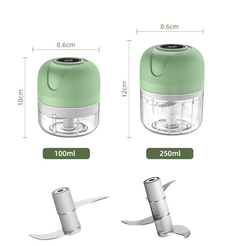 ChopCharge Mini USB Draadloze Knoflookhakker