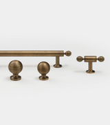 BrassElegance Massief Messing Retro T-Greep